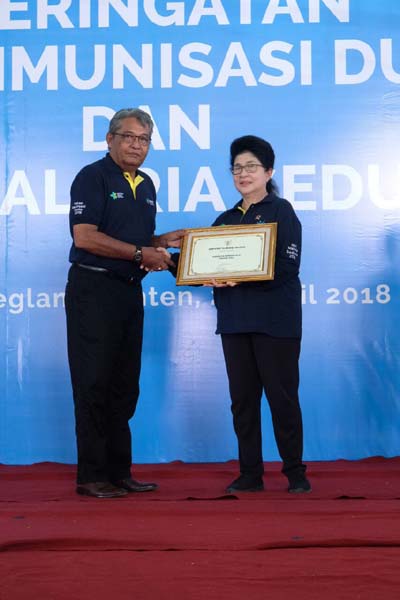 Pemkab Inhil Terima Sertifikat Eliminasi Malaria dari Menkes RI